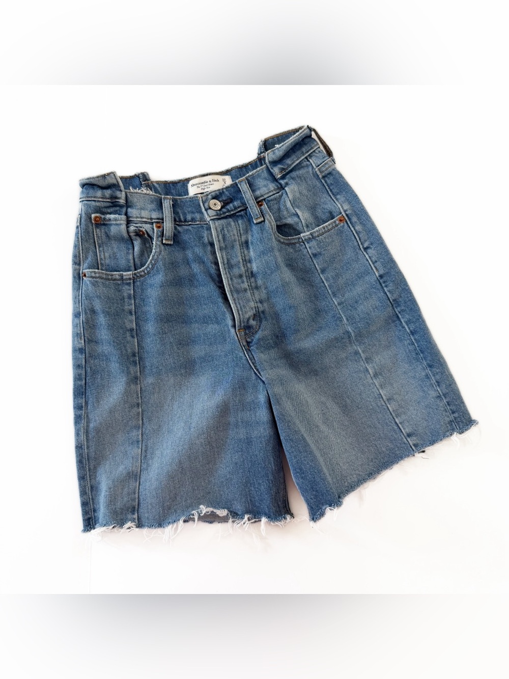 Abercrombie & Fitch Shorts Womens 27 4 The 7” Dad Short High Rise